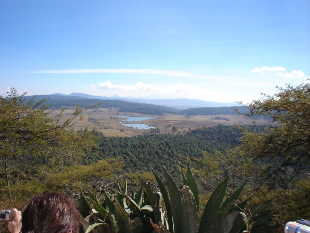 Sacando fotos del mirador